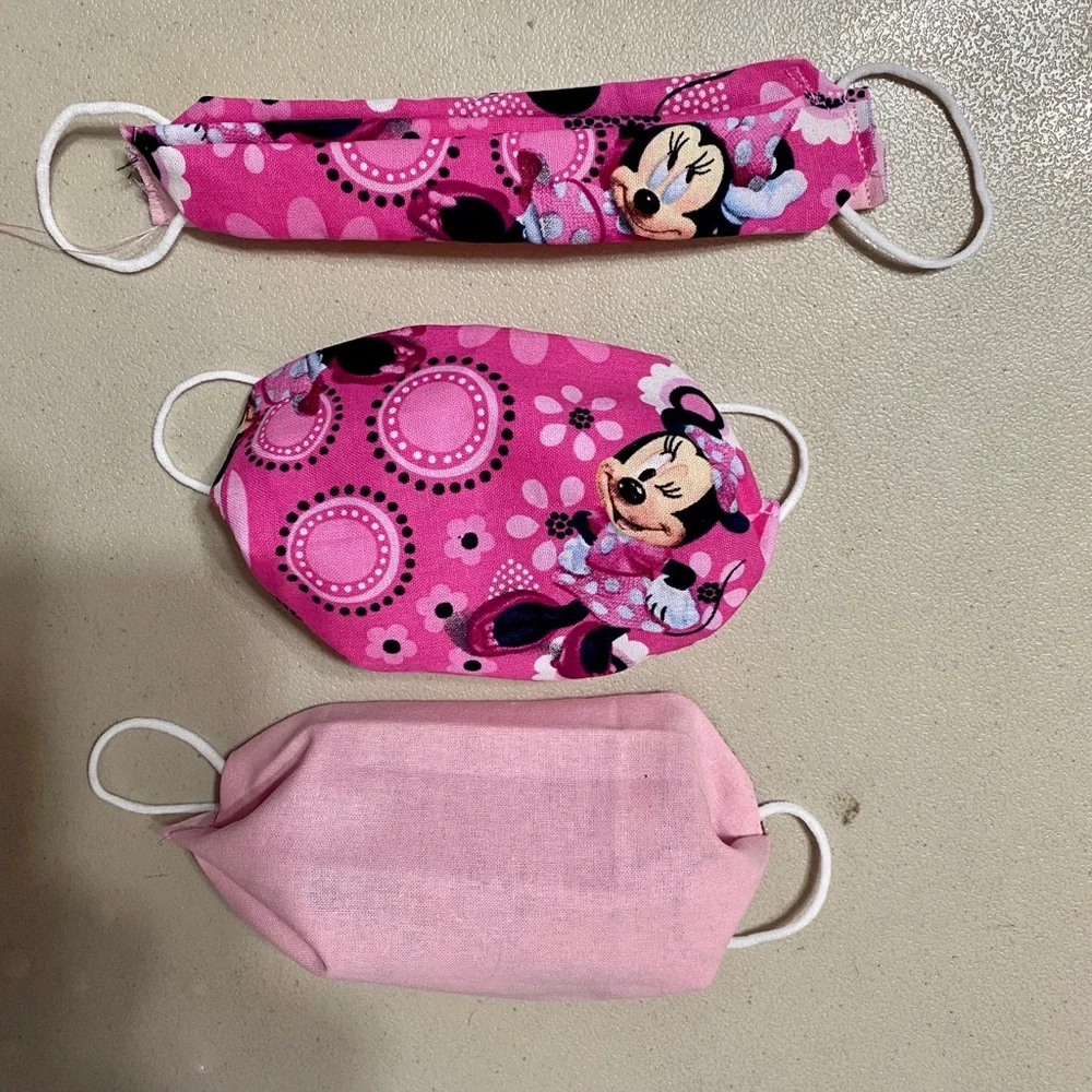 Minnie Mouse Face Mask Handcrafted